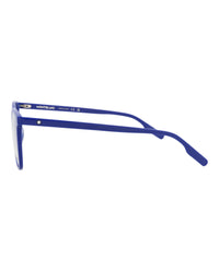 Montblanc Mens Square/Rectangle Blue Blue Transparent Fashion Designer Eyewear