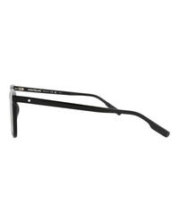 Montblanc Montblanc Mens Square/Rectangle Black Black Grey Fashion Designer Eyewear