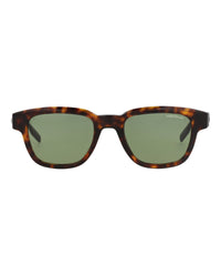 Montblanc Montblanc Mens Square/Rectangle Havana Havana Green Fashion Designer Eyewear