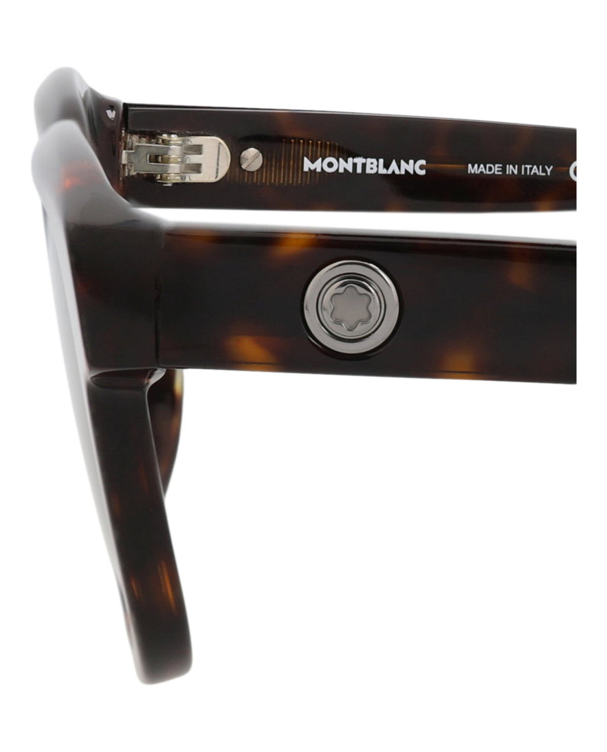 Montblanc Montblanc Mens Square/Rectangle Havana Havana Green Fashion Designer Eyewear