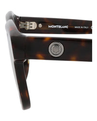 Montblanc Montblanc Mens Square/Rectangle Havana Havana Green Fashion Designer Eyewear