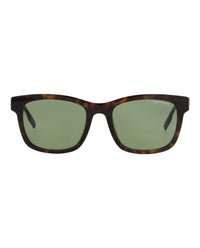 Montblanc Mens Square/Rectangle Havana Havana Green Fashion Designer Eyewear