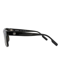 Montblanc Montblanc Mens Square/Rectangle Black Black Grey Fashion Designer Eyewear
