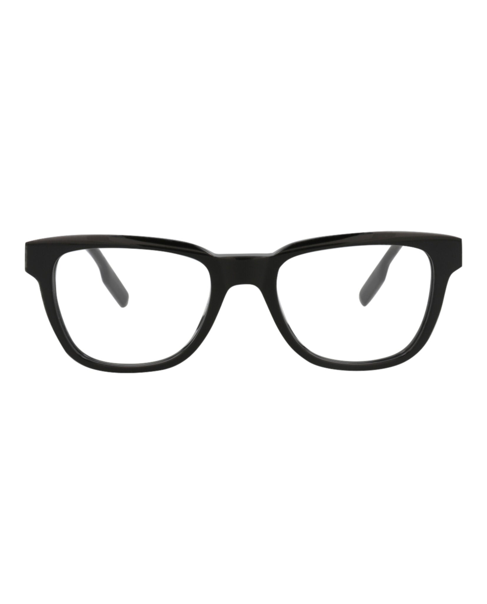 Montblanc Montblanc Mens Square/Rectangle Black Black Transparent Fashion Designer Eyewear