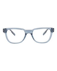 Montblanc Montblanc Mens Square/Rectangle Blue Blue Transparent Fashion Designer Eyewear