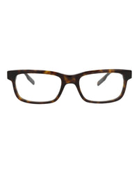 Montblanc Mens Square/Rectangle Havana Havana Transparent Fashion Designer Eyewear