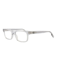 Montblanc Montblanc Mens Square/Rectangle Grey Grey Transparent Fashion Designer Eyewear