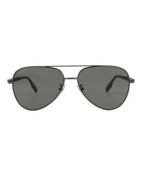 Montblanc Montblanc Mens Aviator Ruthenium Grey Grey Fashion Designer Eyewear