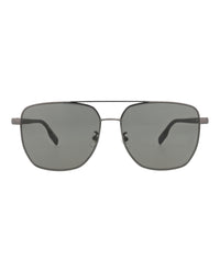 Montblanc Montblanc Mens Aviator Ruthenium Grey Grey Fashion Designer Eyewear