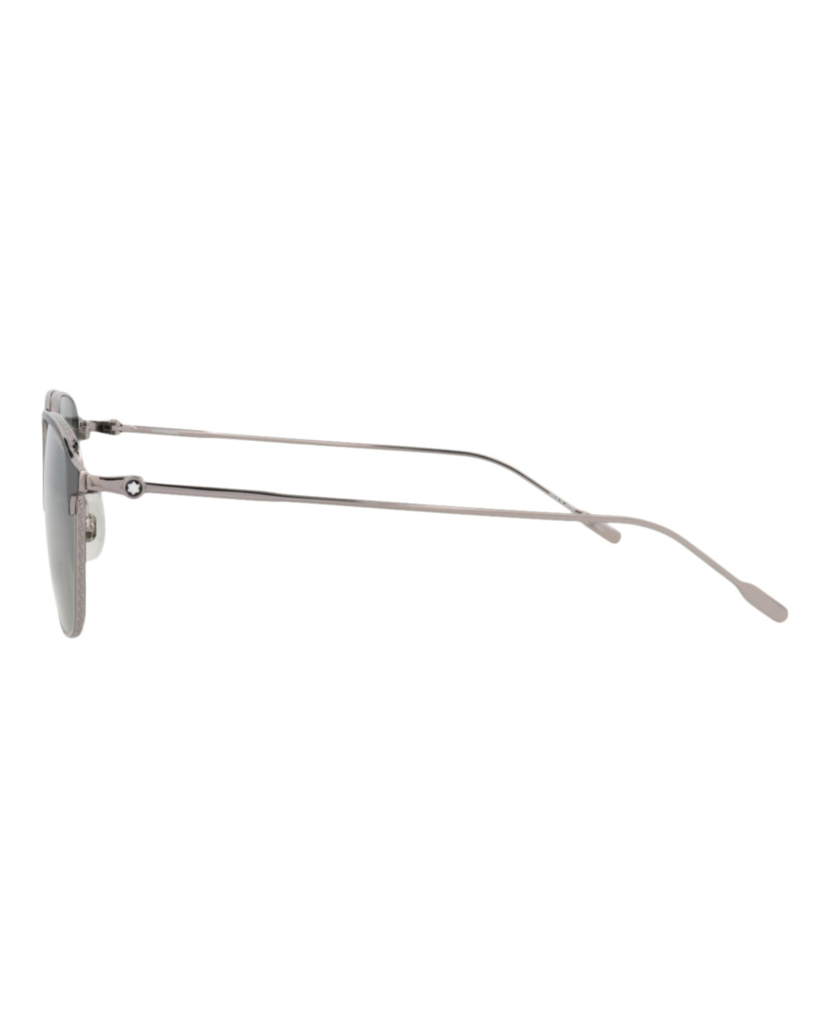 Montblanc Montblanc Mens Square/Rectangle Ruthenium Ruthenium Green Fashion Designer Eyewear