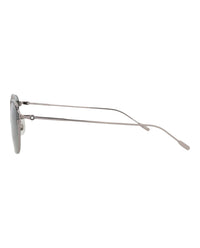 Montblanc Montblanc Mens Square/Rectangle Ruthenium Ruthenium Green Fashion Designer Eyewear