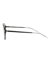 Montblanc Montblanc Mens Aviator Black Black Transparent Fashion Designer Eyewear