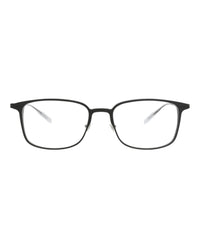 Montblanc Montblanc Mens Square/Rectangle Black Black Transparent Fashion Designer Eyewear