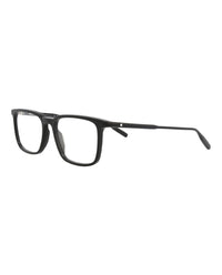 Montblanc Montblanc Mens Square/Rectangle Black Black Transparent Fashion Designer Eyewear