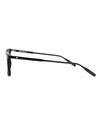Montblanc Montblanc Mens Square/Rectangle Black Black Transparent Fashion Designer Eyewear