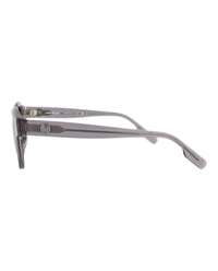 Montblanc Mens Round/Oval Grey Grey Grey Fashion Designer Eyewear