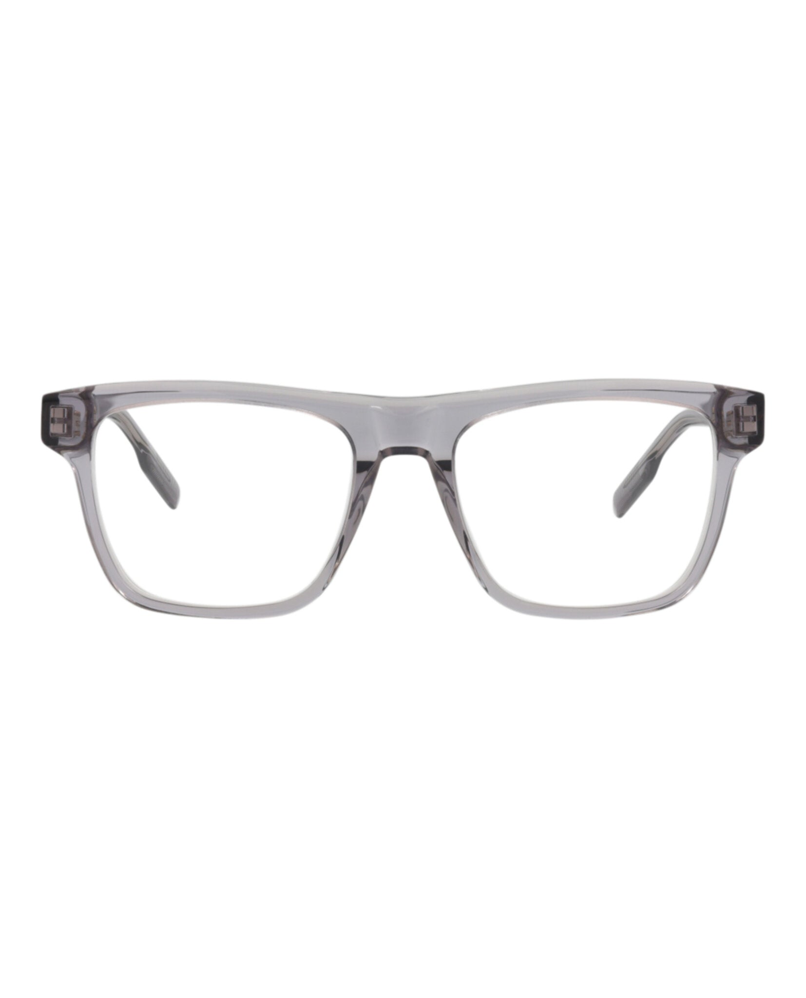 Montblanc Montblanc Mens Square/Rectangle Grey Grey Transparent Fashion Designer Eyewear