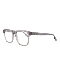 Montblanc Mens Square/Rectangle Grey Grey Transparent Fashion Designer Eyewear