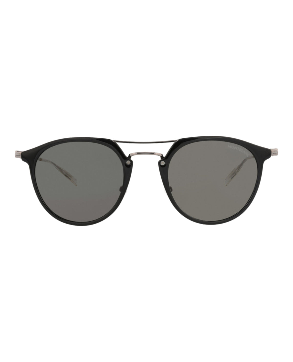 Montblanc Montblanc Mens Aviator Black Ruthenium Grey Fashion Designer Eyewear