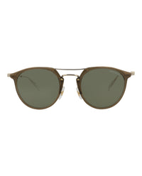 Montblanc Montblanc Mens Aviator Brown Gold Green Fashion Designer Eyewear