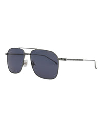 Montblanc Montblanc Mens Aviator Ruthenium Ruthenium Blue Fashion Designer Eyewear