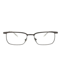 Montblanc Mens Square/Rectangle Ruthenium Ruthenium Transparent Fashion Designer Eyewear