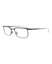 Montblanc Mens Square/Rectangle Ruthenium Ruthenium Transparent Fashion Designer Eyewear