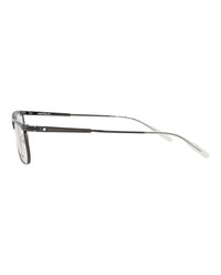Montblanc Mens Square/Rectangle Ruthenium Ruthenium Transparent Fashion Designer Eyewear