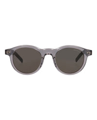 Montblanc Montblanc Mens Round/Oval Grey Black Grey Fashion Designer Eyewear