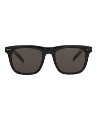 Montblanc Montblanc Mens Square/Rectangle Black Black Grey Fashion Designer Eyewear