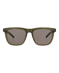 Montblanc Montblanc Mens Square/Rectangle Green Green Brown Fashion Designer Eyewear