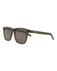 Montblanc Montblanc Mens Square/Rectangle Green Green Brown Fashion Designer Eyewear