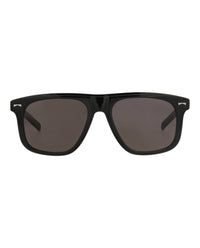 Montblanc Montblanc Mens Square/Rectangle Black Black Grey Fashion Designer Eyewear