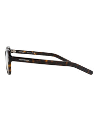 Montblanc Montblanc Mens Square/Rectangle Havana Havana Transparent Fashion Designer Eyewear
