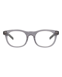 Montblanc Montblanc Mens Round/Oval Grey Black Transparent Fashion Designer Eyewear