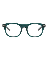 Montblanc Montblanc Mens Round/Oval Green Green Transparent Fashion Designer Eyewear