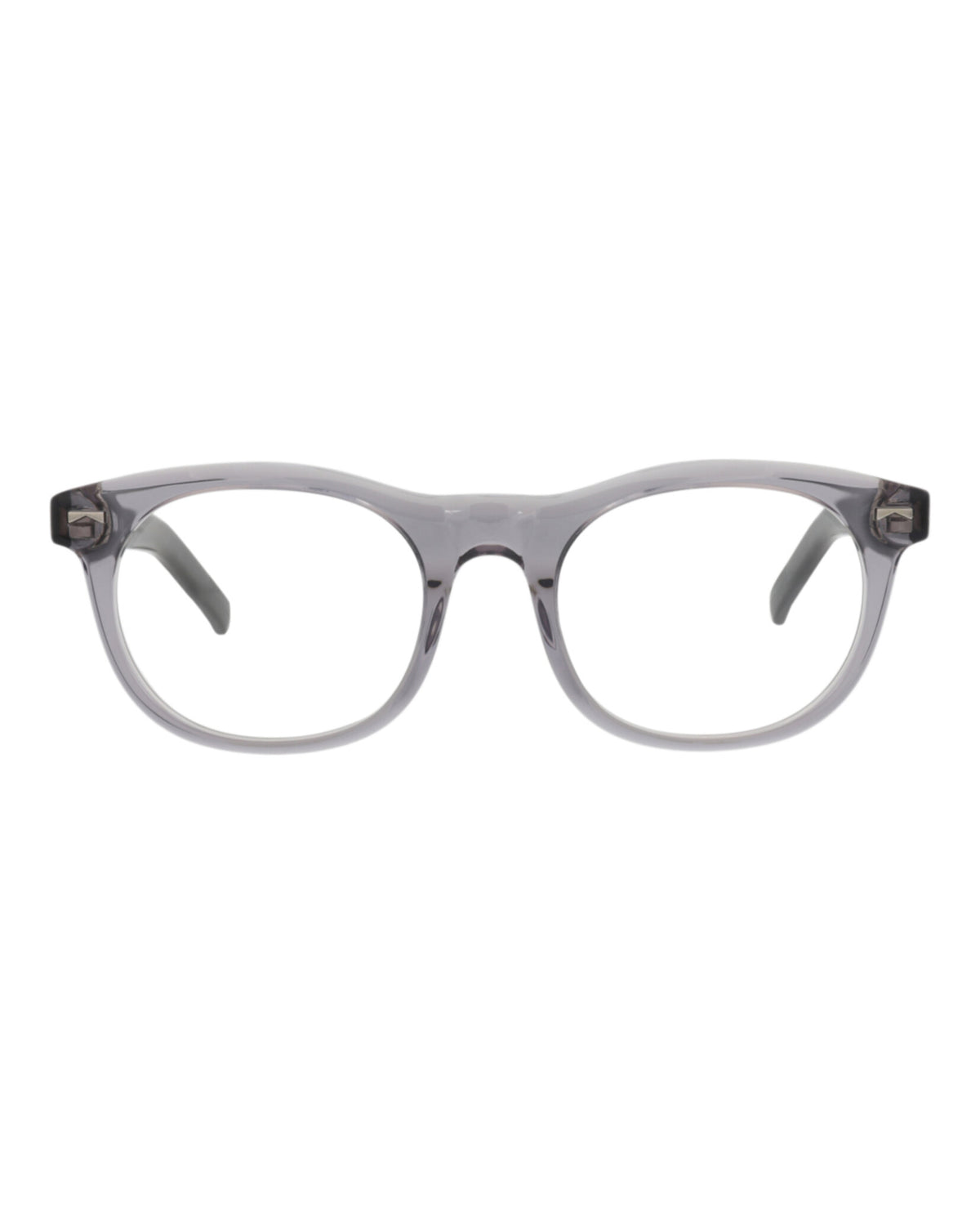 Montblanc Mens Square/Rectangle Grey Black Transparent Fashion Designer Eyewear