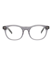 Montblanc Mens Square/Rectangle Grey Black Transparent Fashion Designer Eyewear
