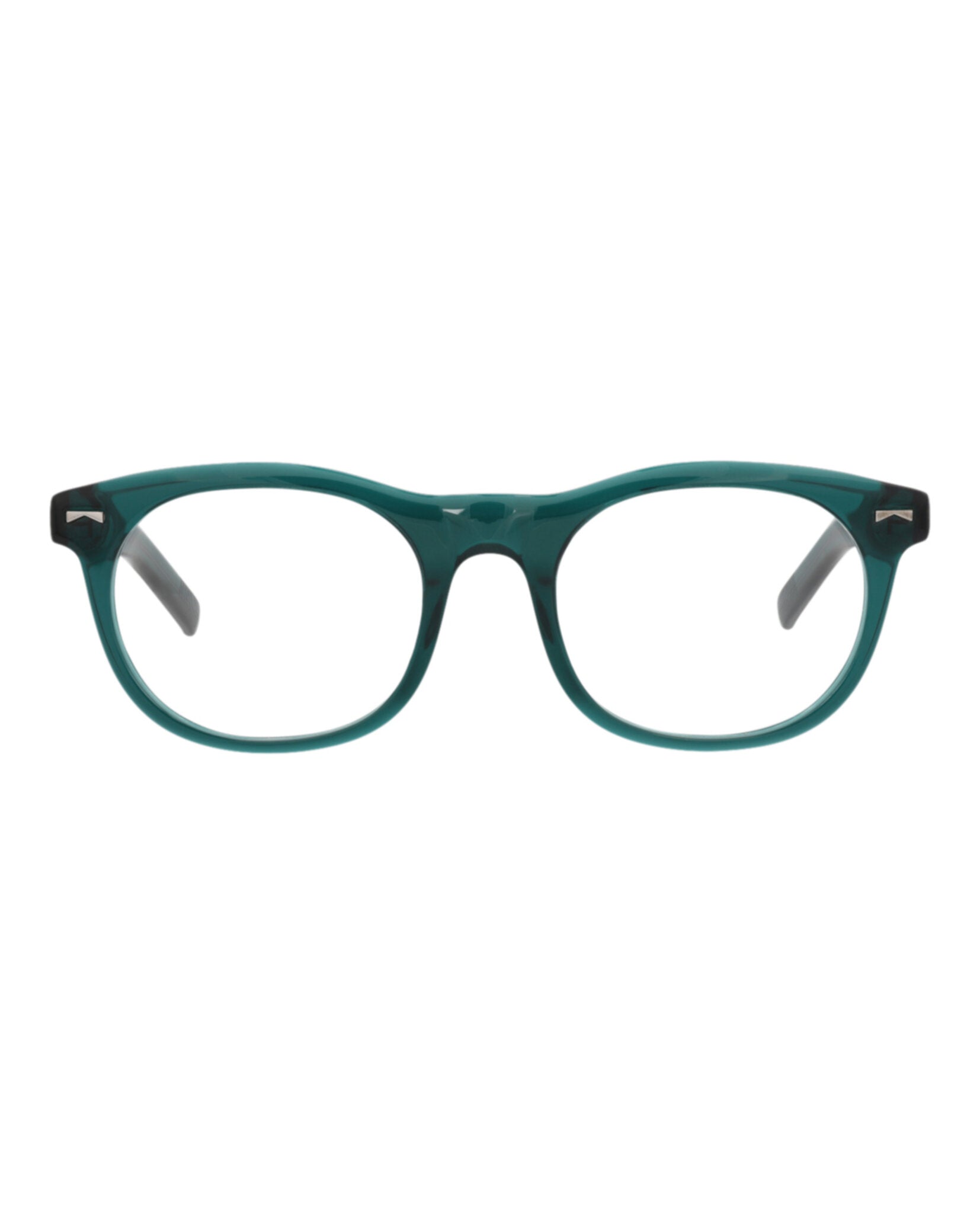 Montblanc Mens Round/Oval Green Green Transparent Fashion Designer Eyewear