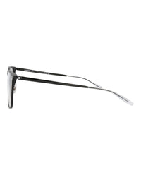 Montblanc Mens Square/Rectangle Black Black Transparent Fashion Designer Eyewear