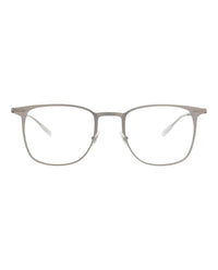 Montblanc Montblanc Mens Square/Rectangle Ruthenium Ruthenium Transparent Fashion Designer Eyewear