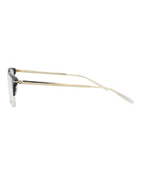 Montblanc Montblanc Mens Square/Rectangle Black Gold Transparent Fashion Designer Eyewear