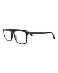 Montblanc Montblanc Mens Square/Rectangle Black Black Transparent Fashion Designer Eyewear