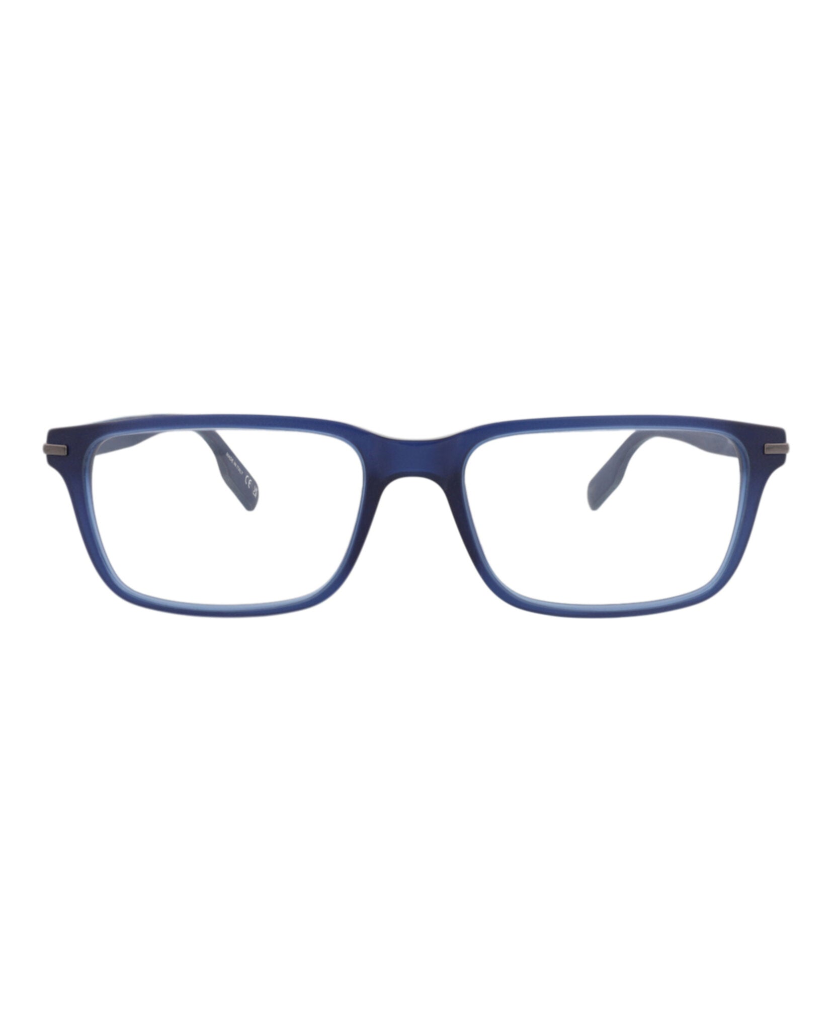 Montblanc Montblanc Mens Square/Rectangle Blue Blue Transparent Fashion Designer Eyewear