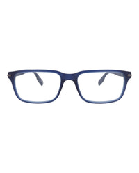 Montblanc Montblanc Mens Square/Rectangle Blue Blue Transparent Fashion Designer Eyewear