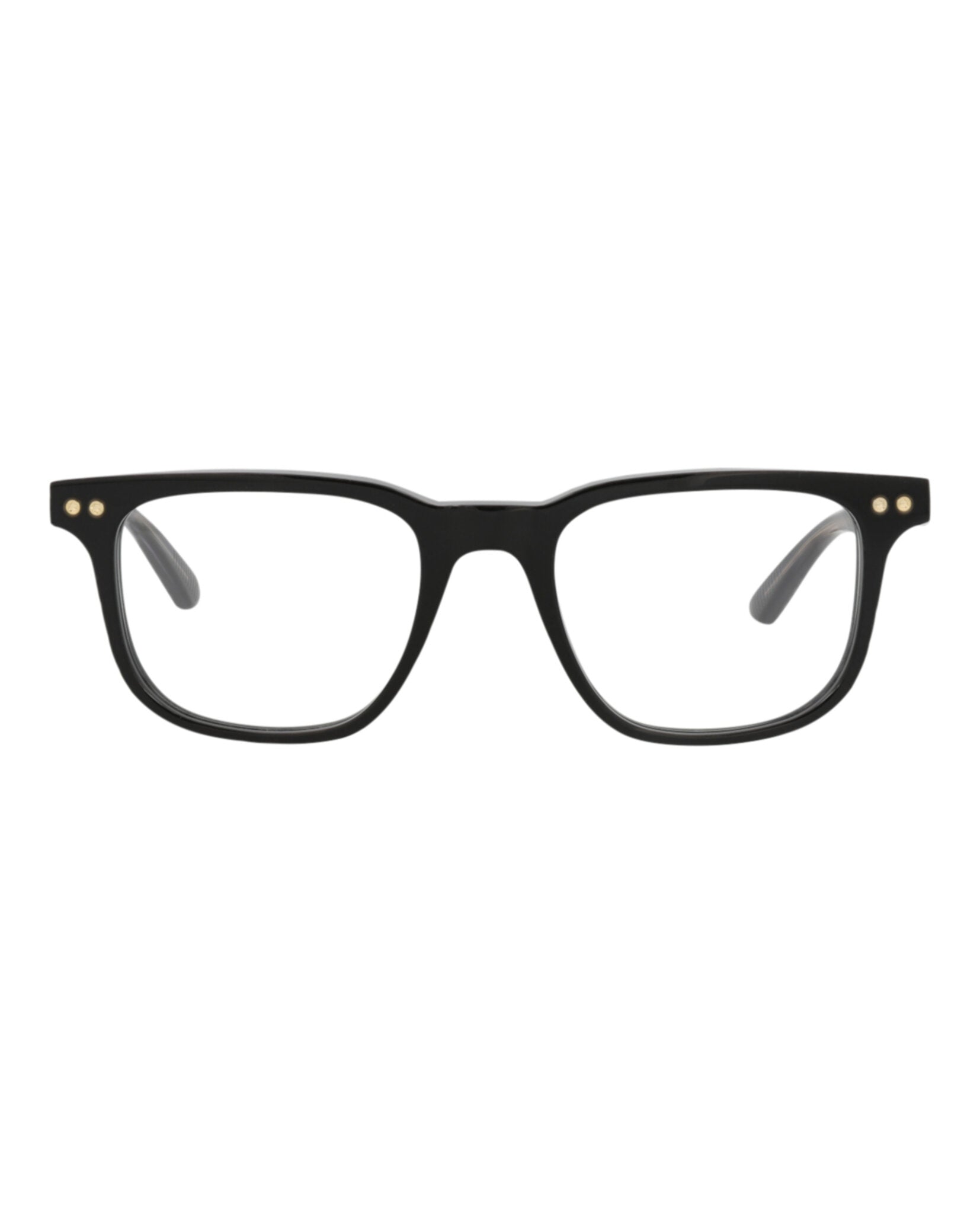 Montblanc Mens Square/Rectangle Black Black Transparent Fashion Designer Eyewear