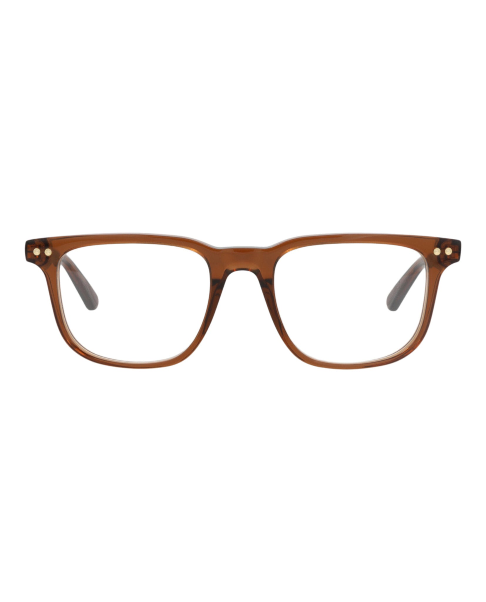 Montblanc Montblanc Mens Square/Rectangle Brown Brown Transparent Fashion Designer Eyewear