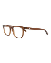Montblanc Montblanc Mens Square/Rectangle Brown Brown Transparent Fashion Designer Eyewear
