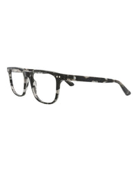 Montblanc Mens Square/Rectangle Black Black Transparent Fashion Designer Eyewear