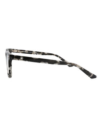 Montblanc Mens Square/Rectangle Black Black Transparent Fashion Designer Eyewear